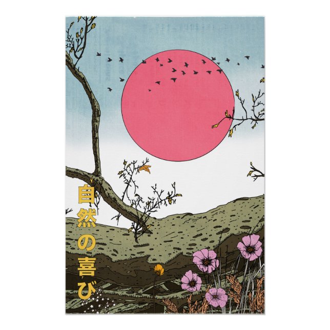Die Freude der Natur Poster (Vorderseite)