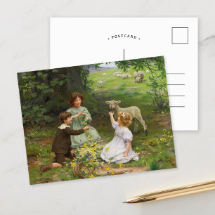 Die Freude des Frühlings   Arthur John Elsley Postkarte