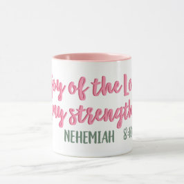 Die Freude des Herrn ist meine Stärke // Bibelvers Tasse