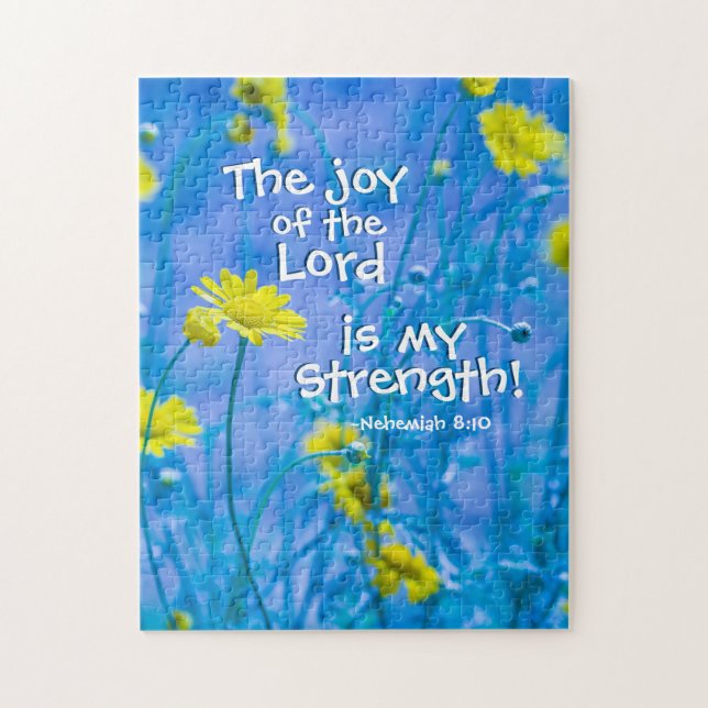 Die Freude des Herrn ist meine Stärke, Nehemiah 8: (Vertikal)