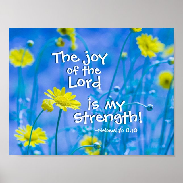 Die Freude des Herrn ist meine Stärke, Nehemiah 8: Poster (Vorne)