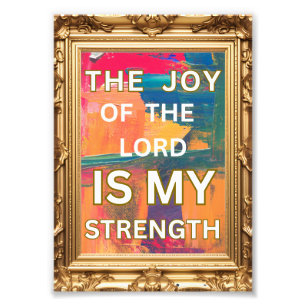 Die Freude des Lord Foto Print - inspirierend