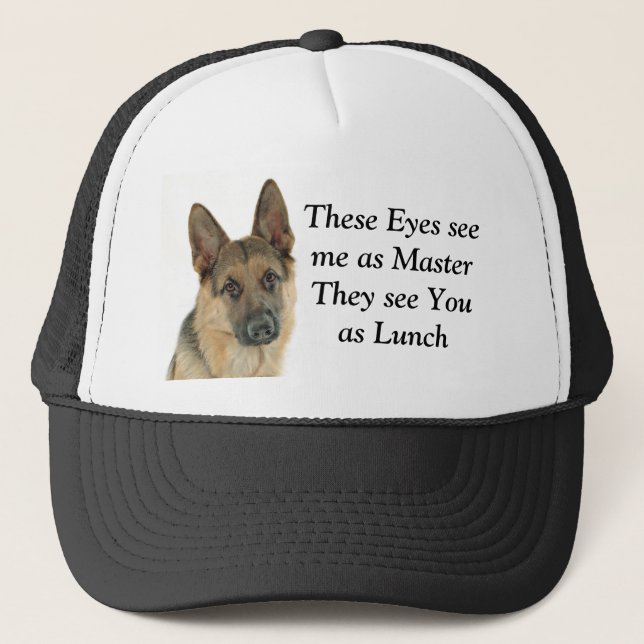 Die Freude des Schäferhund-Liebhabers Truckerkappe (Vorderseite)