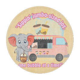 Die Freude im Jumbo, eine Blase zur Zeit Schneidebrett