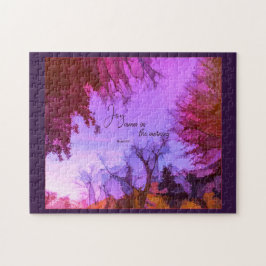 Die Freude kommt im Morgenpuzzle