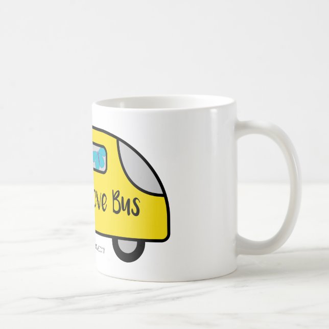 Die Freude-Liebe-Bus-Tasse Kaffeetasse (Rechts)
