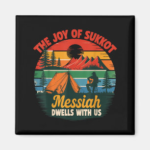 Die Freude von Sukkot Messias wohnt bei uns jüdisc Magnet