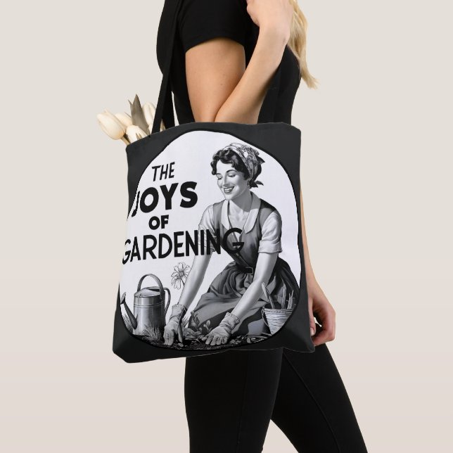 Die Freuden der Gartenarbeit Tasche (Von Nahem)