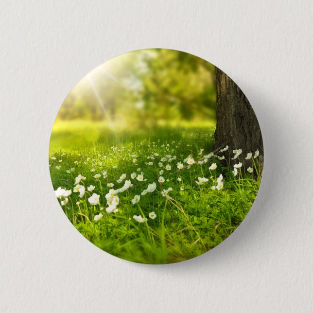 Die Freuden des Frühlings Button (Vorderseite)