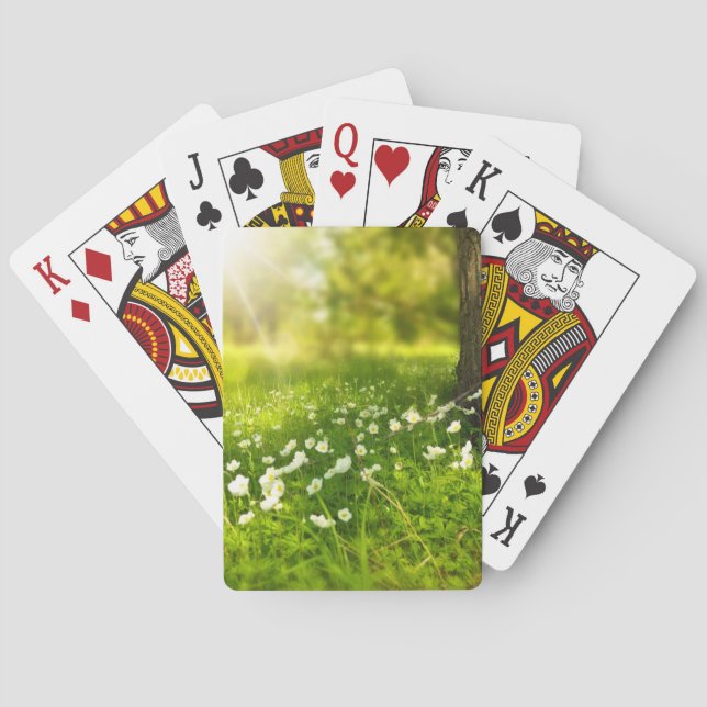 Die Freuden des Frühlings Spielkarten (Rückseite)