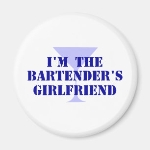 Die Freundin des Barkeepers Magnet