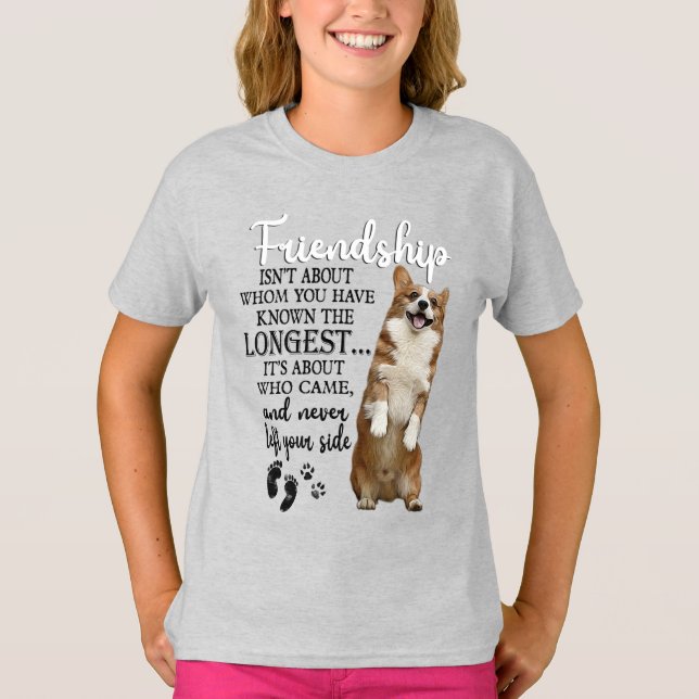Die Freundschaft mit Corgi dreht sich nicht darum, T-Shirt (Vorderseite)