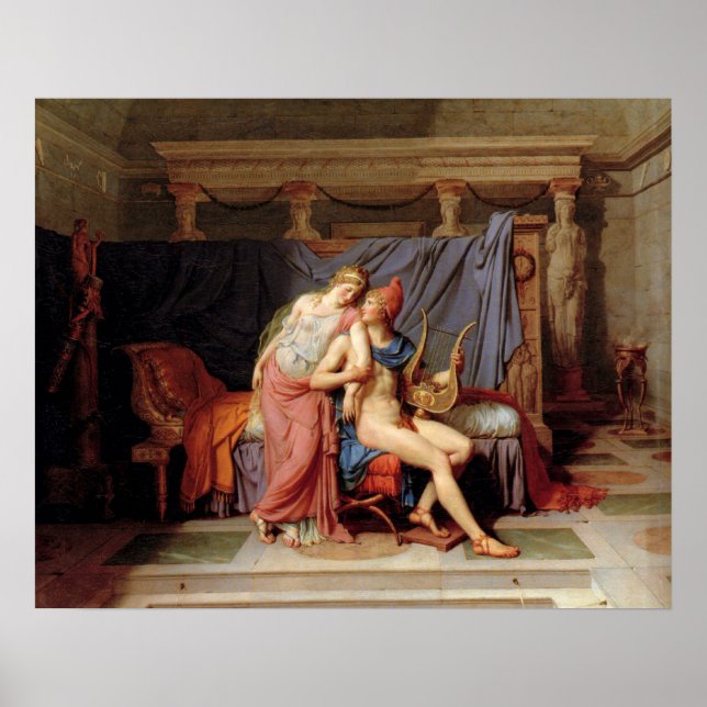 Die Freundschaft von Paris und Helen Poster (Vorne)