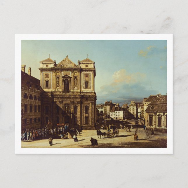 Die Freyung in Wien, Blick aus dem Nordwesten, c. Postkarte (Vorderseite)