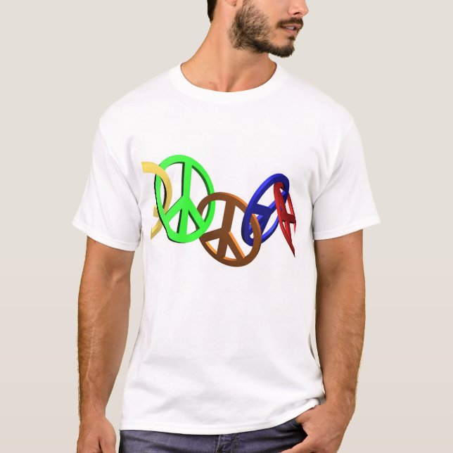 die Friedenskette T-Shirt (Vorderseite)