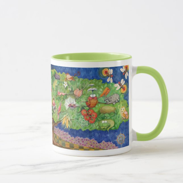 Die friedliche Baum-Tasse Tasse (Rechts)