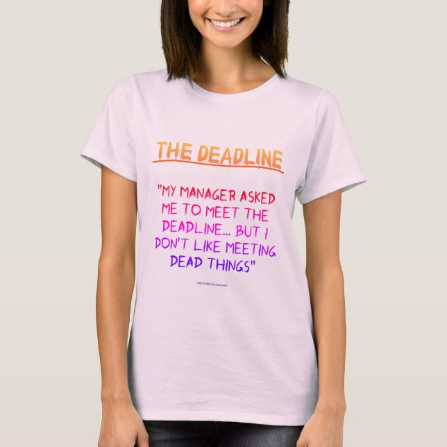 "Die Frist" T-Shirt (Vorderseite)