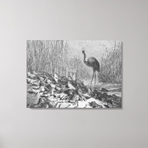 Die Frösche, die für einen König fragen, Leinwanddruck