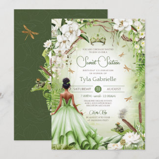 Die Froschprinzessin der Märchenprinzessin 16 . Ge Einladung