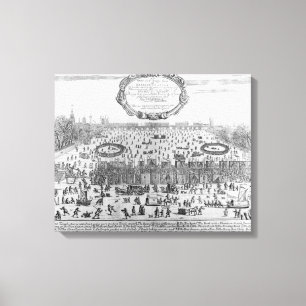 Die Frost-Messe des Winters von Themse Leinwanddruck