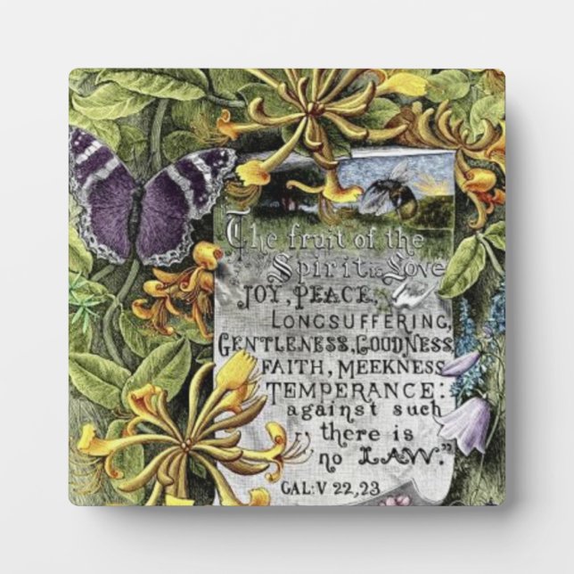 Die Frucht des Geistes Fotoplatte (Vorderseite)