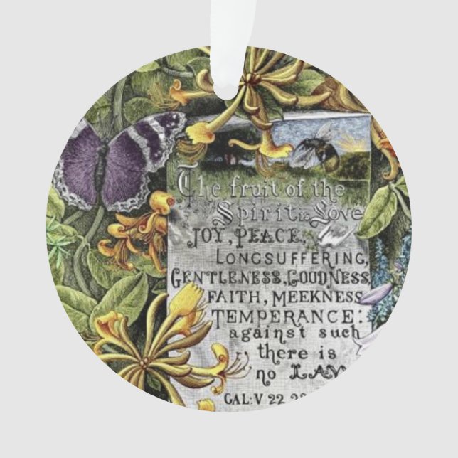 Die Frucht des Geistes Ornament (Vorderseite)