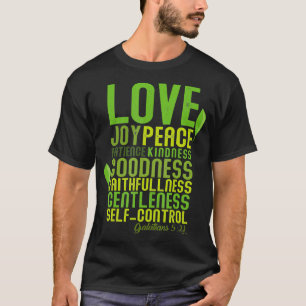 Die Frucht des Geistes spendet Christliche Bibel V T-Shirt