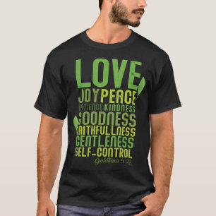 Die Frucht des Geistes spendet Christliche Bibel V T-Shirt