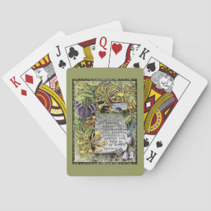 Die Früchte des Geistes, der Karten spielt Spielkarten