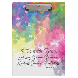 Die Früchte des Geistes - Galaten 5 Klemmbrett