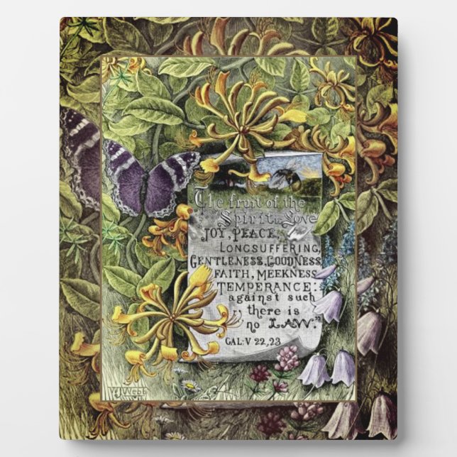 Die Früchte des Spirit Plaque Fotoplatte (Vorderseite)