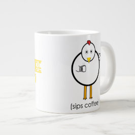 Die früher Vogel-Verein-riesige Kaffee-Tasse Jumbo-Tasse