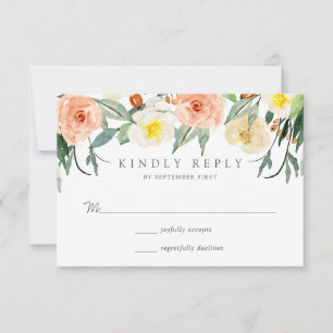 Die Frühjahrssammlung blüht auf RSVP Karte