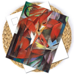 Die Füchse Franz Marc Postcard Postkarte