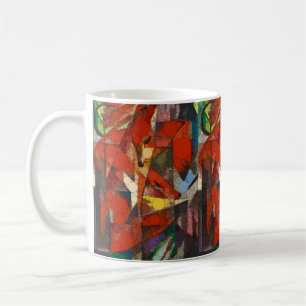 Die Füchse, Unendlichkeit Punkte nach Franz Marc Kaffeetasse