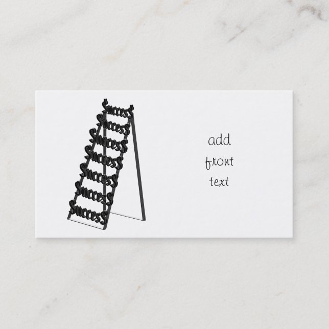 Die Führerin des Erfolgs Visitenkarte (Vorderseite)