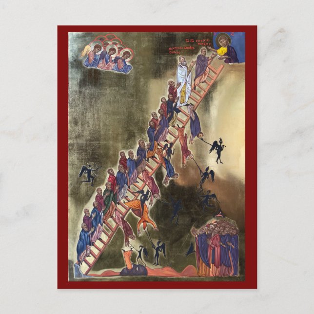 Die Führerin des göttlichen Aufstiegssymbols Postkarte (Vorderseite)