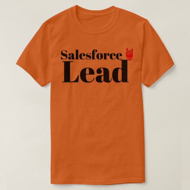 Die Führungsrolle der Verkaufskräfte T-Shirt (Design vorne)