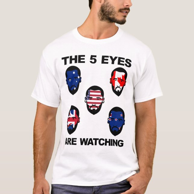 Die "Fünf Augen" T-Shirt (Vorderseite)