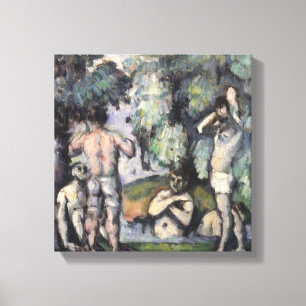 Die fünf Badegäste, c.1875-77 Leinwanddruck