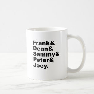 Die fünf Ratten Frank Dean Sammy Joey & Peter Kaffeetasse