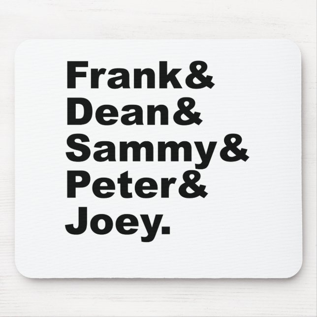 Die fünf Ratten | Frank Dean Sammy Joey & Peter Mousepad (Vorne)