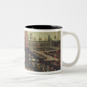 Die fünf Richtungen - Geruch Zweifarbige Tasse
