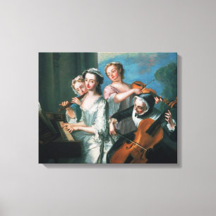 Die fünf Richtungen Leinwanddruck