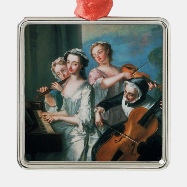 Die fünf Richtungen Silbernes Ornament (Vorne)