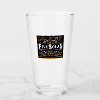 Die fünf Solas Glas