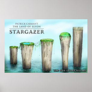 Die fünf Steinsäulen Poster