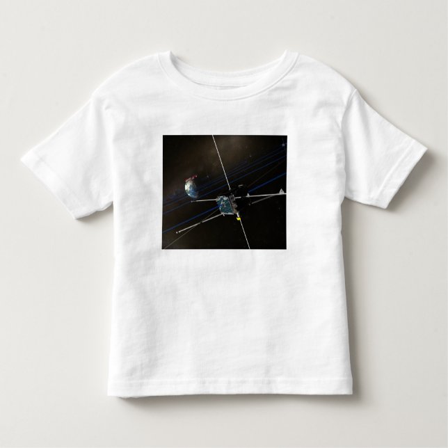 Die fünf THEMIS-Raumsonden im Orbit Kleinkind T-shirt (Vorderseite)