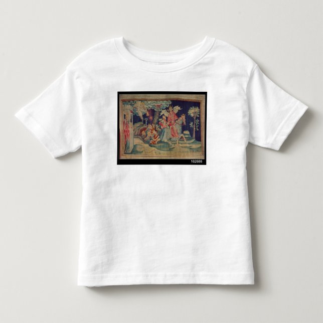 Die fünfte Trompete und die Heuschrecken Kleinkind T-shirt (Vorderseite)
