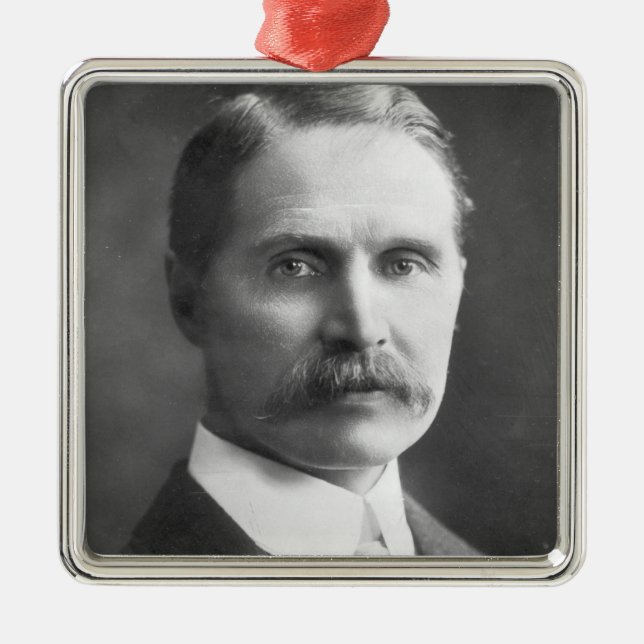 Die Funktelegrafie Hon Andrew Bonar Law M.P. Silbernes Ornament (Vorne)